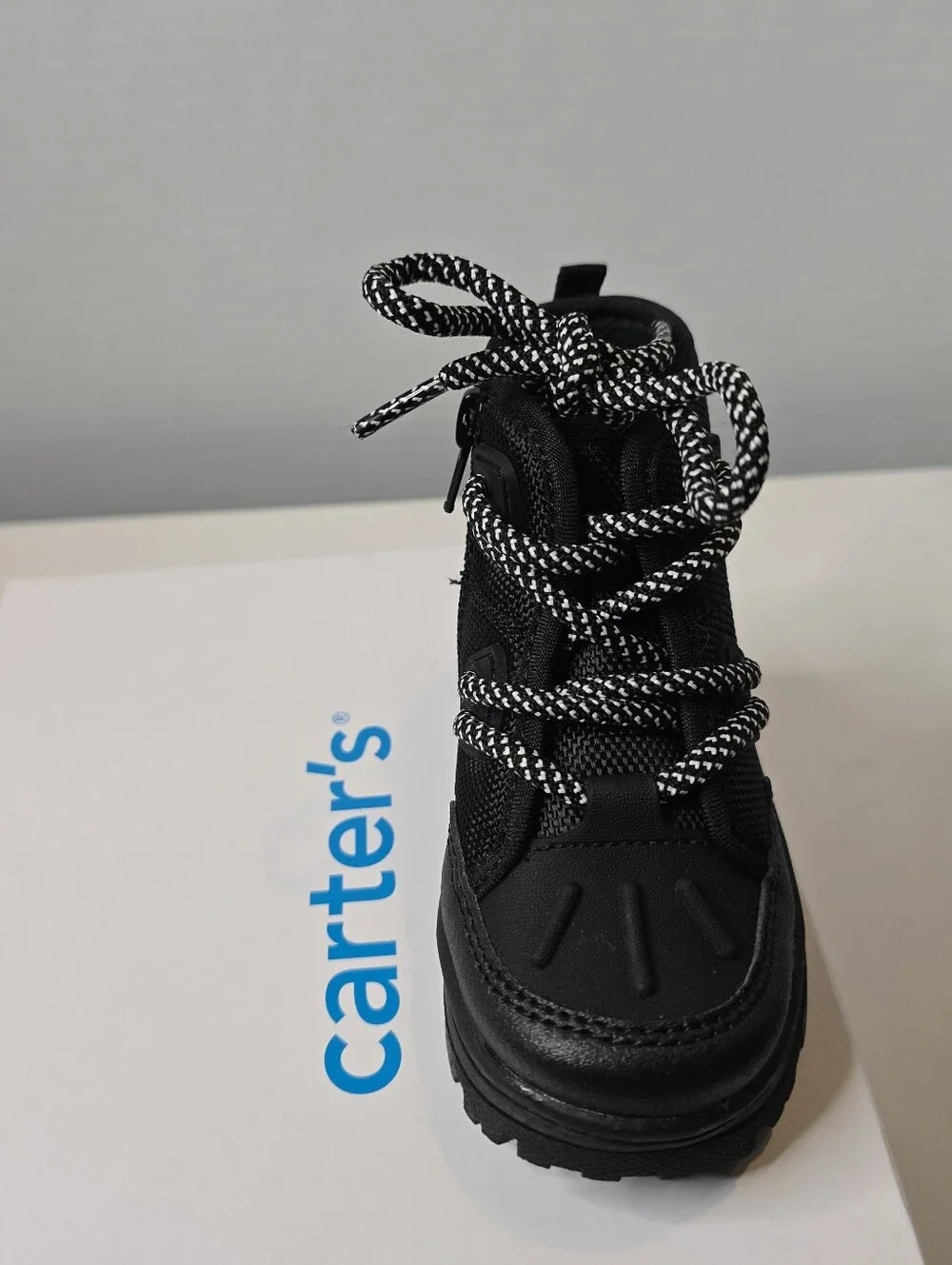 Carter's Black Burma Boots 6 Toddler